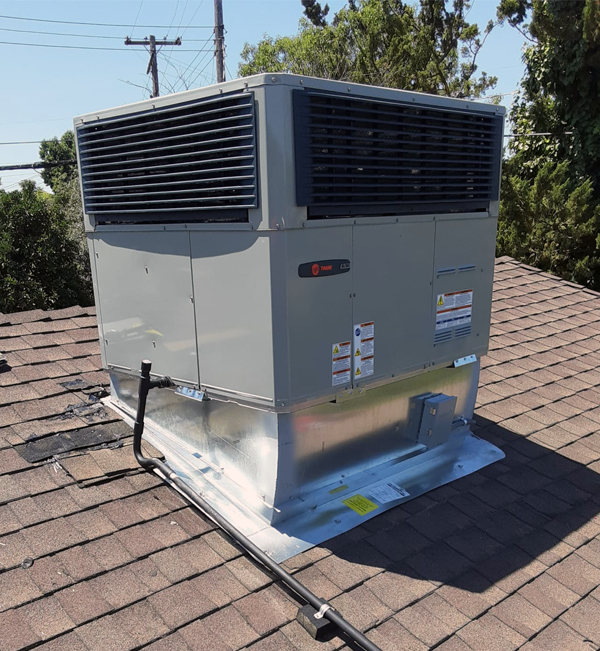 Trane-Two-Stage-Rooftop-Heat-Pump-Package-Unit
